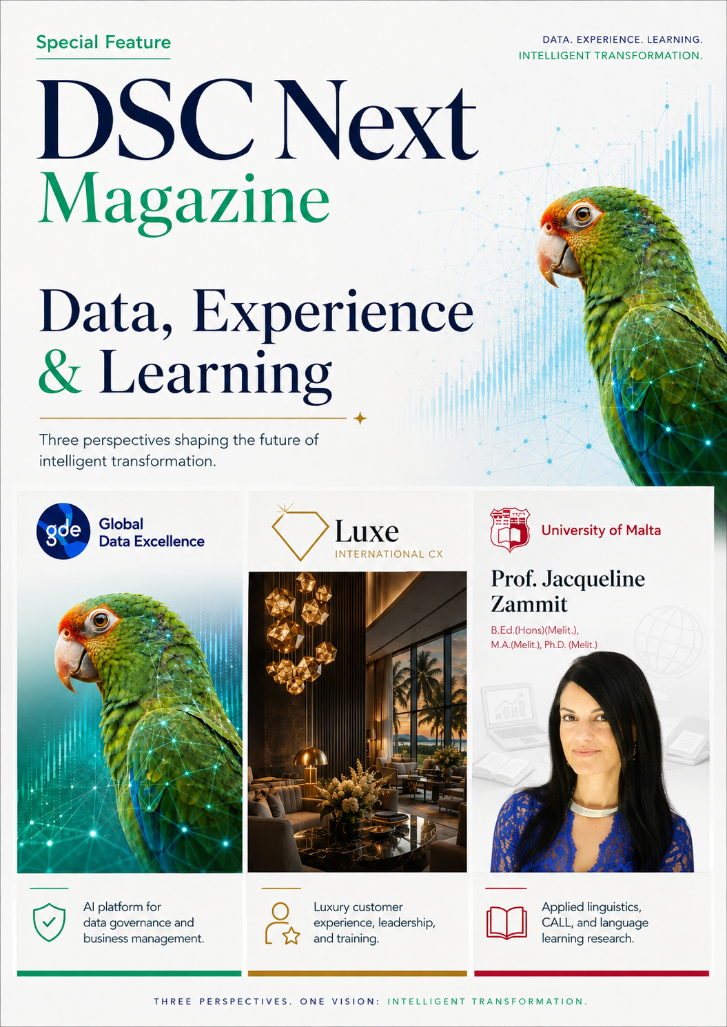 Three Perspectives Shaping the Future of Data, Experience and Learning